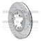 Dynamic Friction Co Brake Rotor Drilled And Slotted Silver, 631-48049R 631-48049R - alternate 3